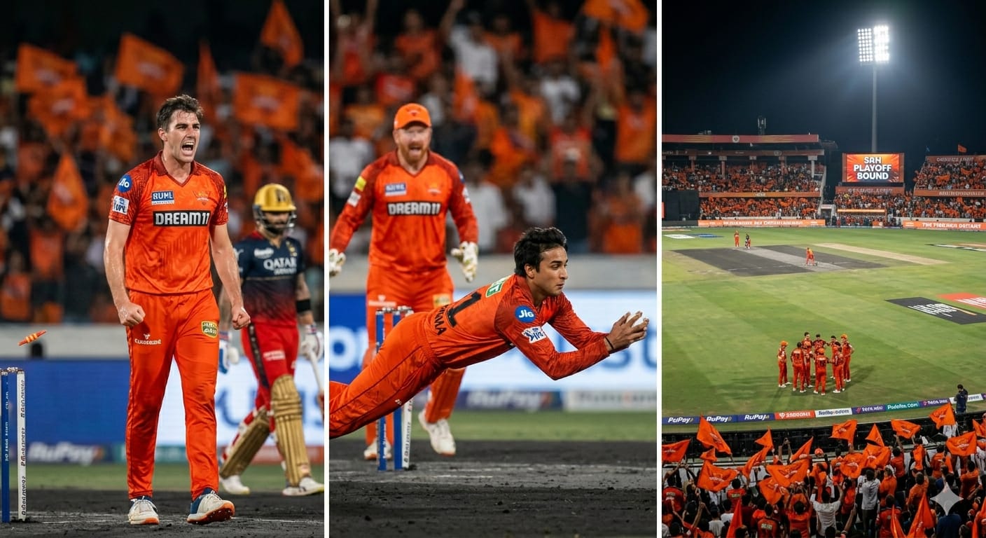 Moments of brilliance, intensity, and pressure — SRH’s season in snapshots.